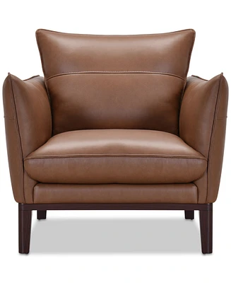 Kettner 34" Leather Chair, Created for Macy's