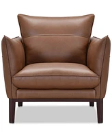 Kettner 34" Leather Chair, Created for Macy's