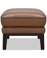 Kettner 32" Leather Ottoman, Created for Macy's