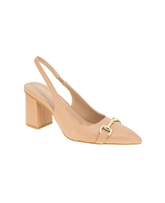 BCBGeneration Women's Glastin Slingback Block Heel Pumps