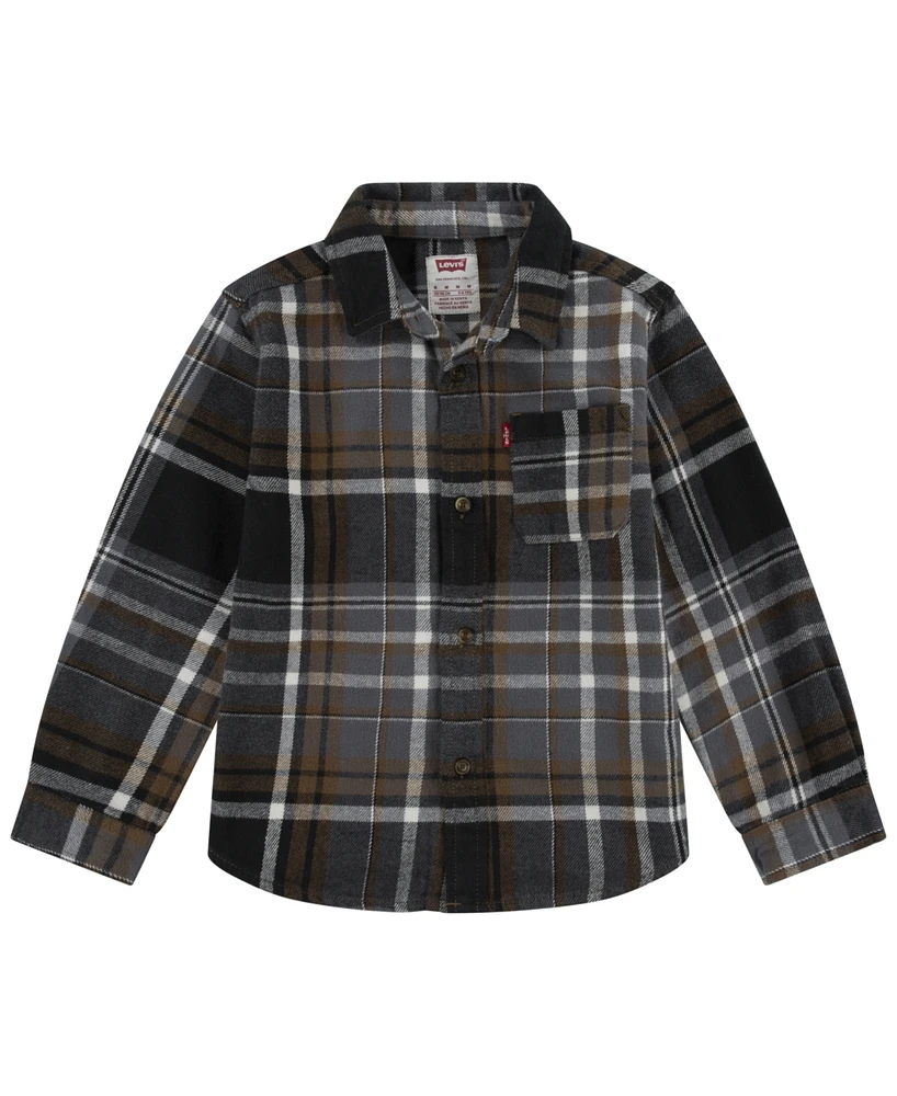 Levi's Toddler and Little Boys Flannel Shirt