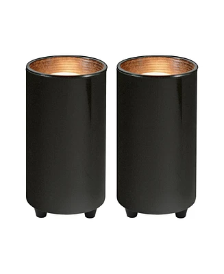 Pro Track Set of 2 Can Mini Small Uplighting Indoor Accent Spot-Lights Plug