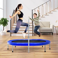 Slickblue 2-Person Foldable Mini Kids Fitness Rebounder Trampoline