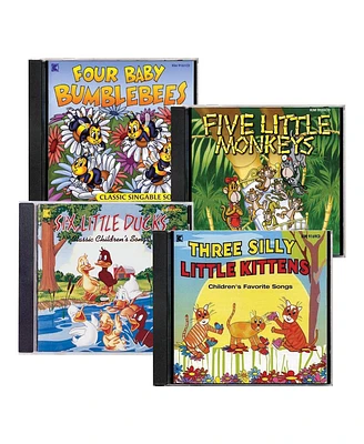 Kaplan Early Learning Sing Along Classics Cd Collection of Children's Favorite Songs - Set of 4