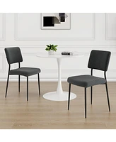 Simplie Fun Modern Velvet Dining Chair Set (Set of 3)