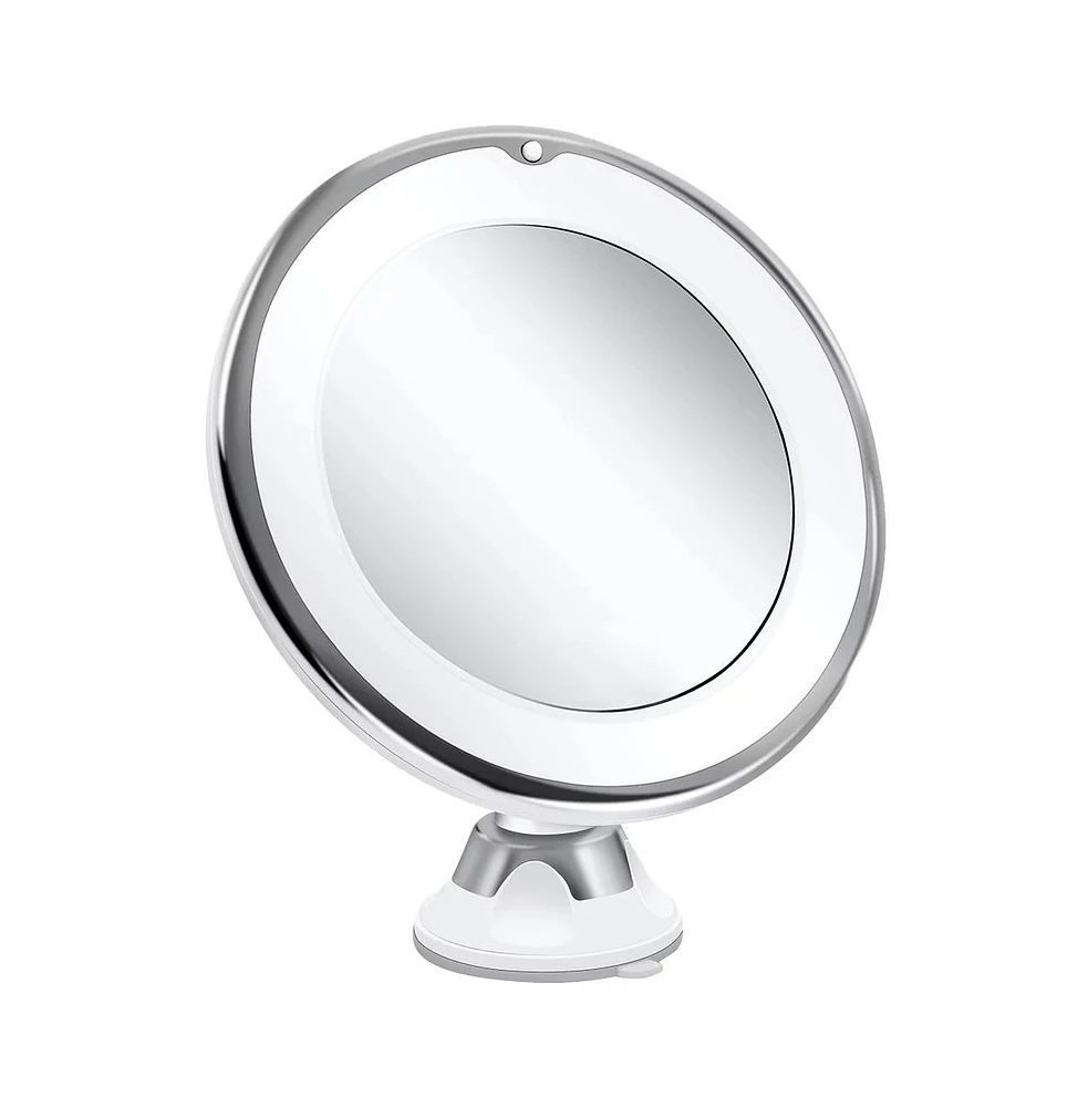 Cowin 10x Magnifying Lighted Makeup Mirror 360° Rotation with Suction Cup