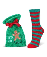 Lets Get Baked Cozy Socks & Gift Bag Set