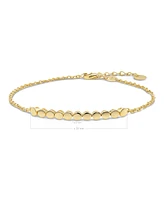 Devata Round Link Chain Bracelet in 14K Gold, 6.5 in adj to 7.5 in, approx. 2.6 grams