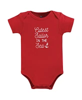 Hudson Baby Boys Cotton Bodysuits