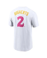 Nike Men's Xander Bogaerts White San Diego Padres City Connect Fuse Name Number T-Shirt