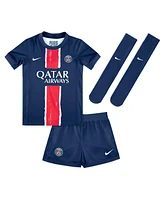 Nike Preschool Navy Paris Saint-Germain 2024/25 Home Replica Stadium Kit Set