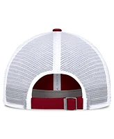 Jordan Men's Crimson/White Oklahoma Sooners Primetime Club Trucker Adjustable Hat