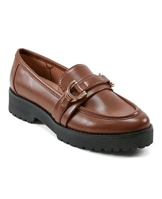 Easy Spirit Women's Magdala Slip-On Almond Toe Loafers