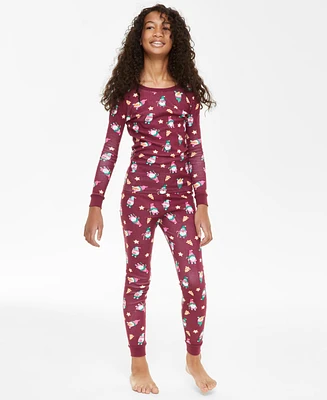 Family Pajamas Little & Big Kids Gnomes Cotton Snug-Fit Matching Holiday Set, Created for Macy's