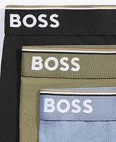 Hugo Boss Men's Logo-Waist Power Trunks, Set of 3