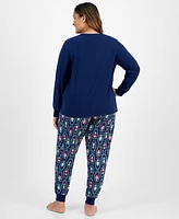 Family Pajamas Plus 2-Pc. Cotton Nutcracker Mix It Matching Holiday Set, Created for Macy's