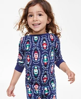 Holiday Lane Toddler Nutcracker Mix It Cotton Snug Fit Matching Family Pajamas Set, Created for Macy's