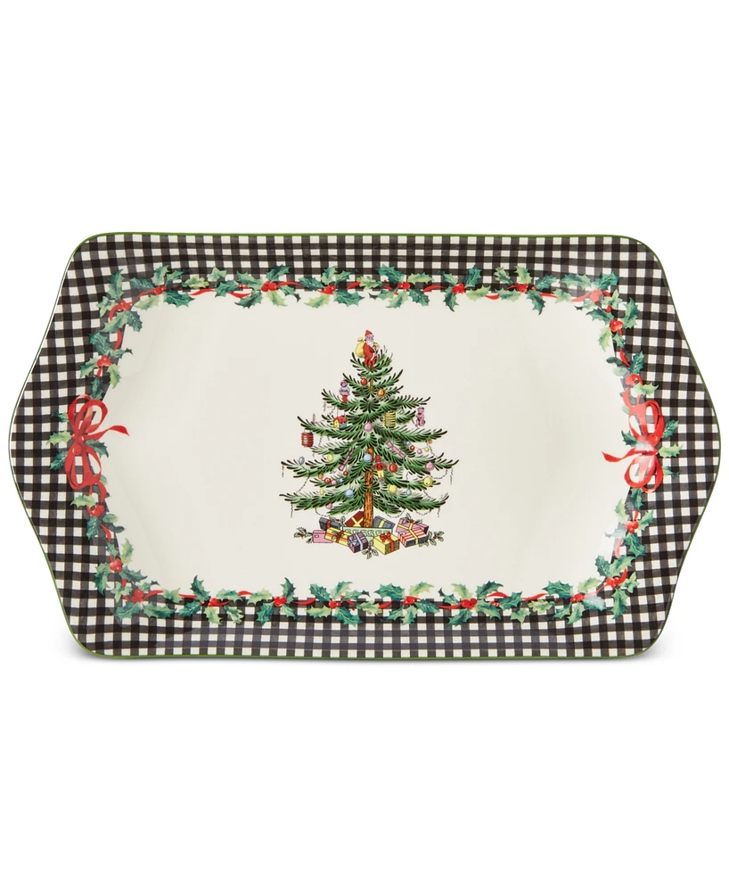 Spode Christmas Tree 2024 Annual Dessert Tray