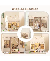 Slickblue Toddler Large Playhouse with Star String Lights