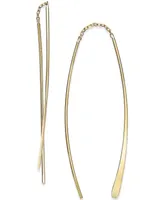 Double Threader Earrings in 14k Gold