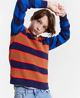 Epic Threads Little Big Boys Colorblocked Stripe Sweater Slim Fit Lexington Jeans Created For Macys