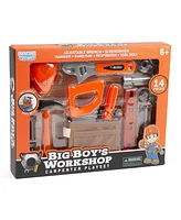 World Tech Toys Big Boy's Workshop 14 Piece Carpenter Playset