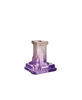 Kosta Boda Rocky Baroque Lilac Candlesticks