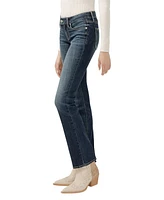 Silver Jeans Co. Women's Britt Low Rise Curvy Fit Slim Bootcut