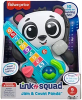 Fisher-Price Link Squad Jam Count Panda Baby Learning Toy with Music Lights - Multi