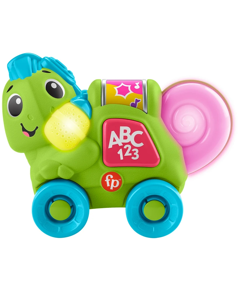 Fisher-Price Link Squad Crawl ‘n Colors Chameleon Baby Learning Toy with Music Lights - Multi