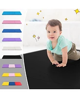 Givimo 6 x 2 Ft Tri-Fold Gym Mat with Handles and Removable Zippered Cover