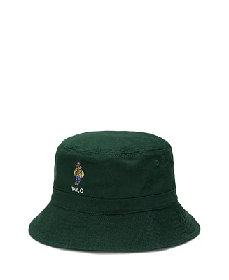 Polo Ralph Lauren Kid's Polo Bear Cotton Twill Bucket Hat