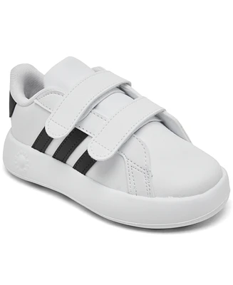 Adidas Toddler Kids' Grand Court 2.0 Fastening Strap Casual Sneakers from Finish Line