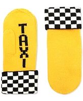 Kate Spade New York Women's Taxi Checkboard Mittens