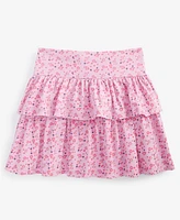 With Jules Big Girls Tiered Knit Skirt