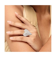 Sohi Women's Heart Cocktail Ring