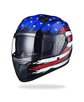 Ahr Run-f Full Face Motorcycle Helmet Dual Visor Dot Approved Xl