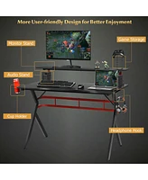 Skonyon Gaming Computer Multifunctional Storage Desk