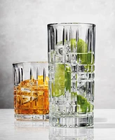 Godinger Set of 4 Double Old Fashioned Glasses and 4 Highballs Glasses