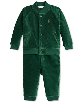 Polo Ralph Lauren Baby 2-Pc. Corduroy Jacket & Pants Set