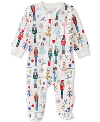 Little Planet by Carter's Baby Organic Cotton Sleep & Play Holiday Nutcracker Footed Pajamas