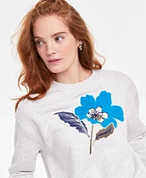 On 34th Women's Crewneck Graphic Sweatshirt, Created for Macy's