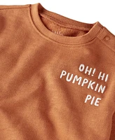 Little Planet by Carter's Baby Oh Hi Pumpkin Pie Cotton French Terry Bubble Bodysuit