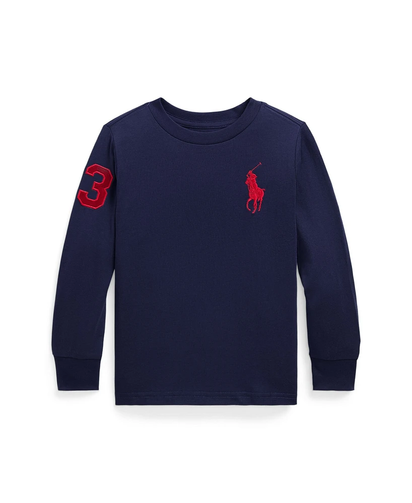 Polo Ralph Lauren Toddler and Little Boys Big Pony Cotton Jersey T-shirt