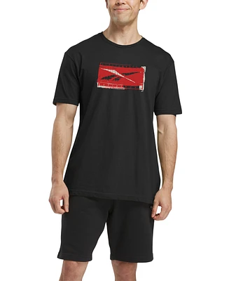 Reebok Men's All-Cotton Logo T-Shirt