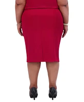 Kasper Women's Pull-On Pencil Skirt