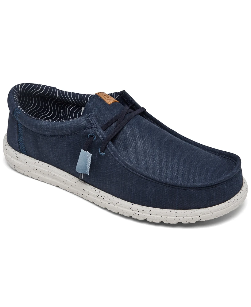 Hey Dude Men's Wally Elevated Casual Moccasin Sneakers from Finish Line