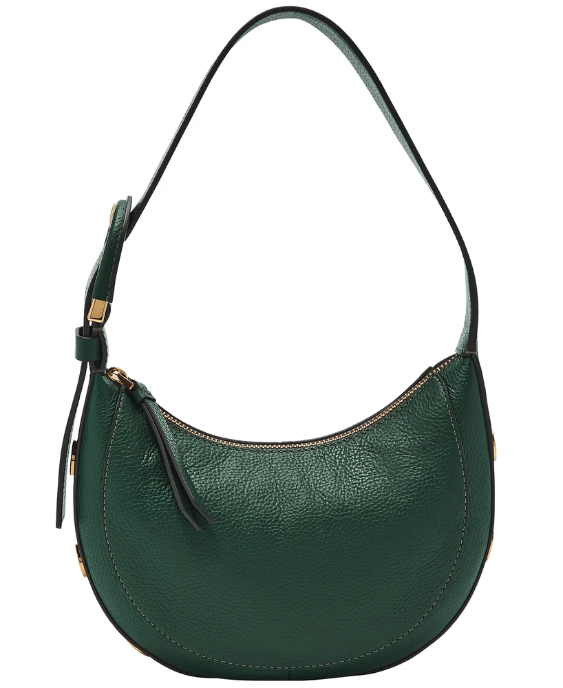 Fossil Harwell Leather Crescent Shoulder Bag