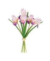 Slickblue Iris Floral Bundles for Elegant Spring and Home Decor (Set of 2)