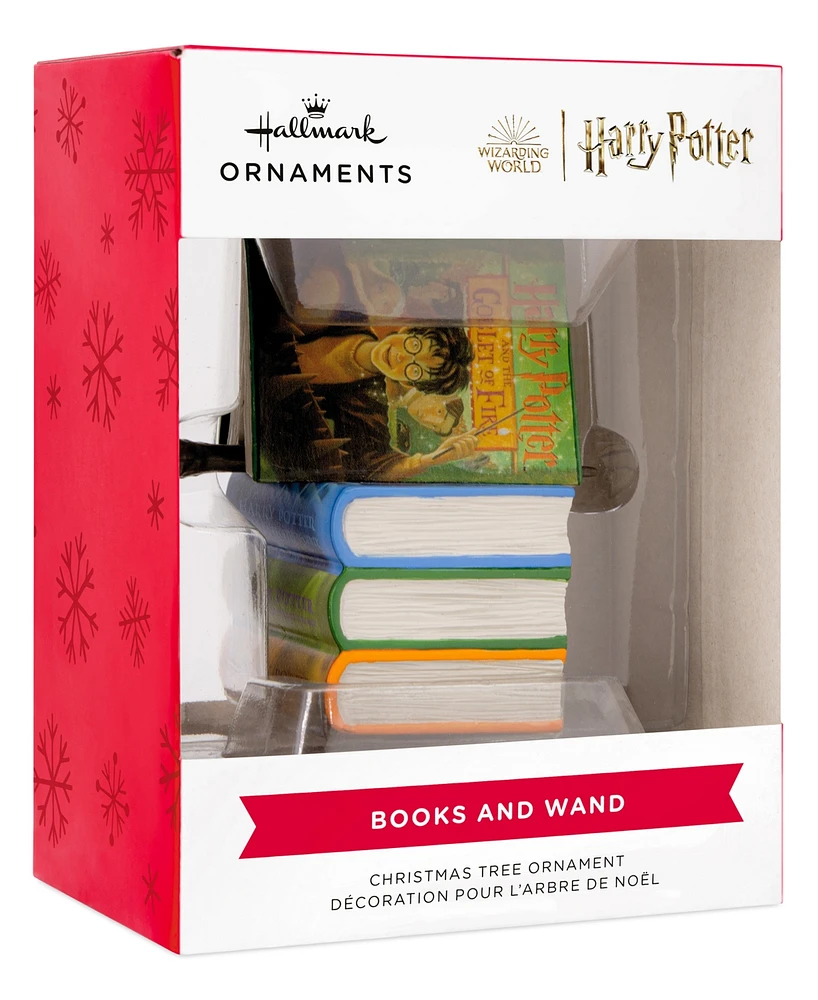 Hallmark Harry Potter Books and Wand Christmas Ornament - Multi